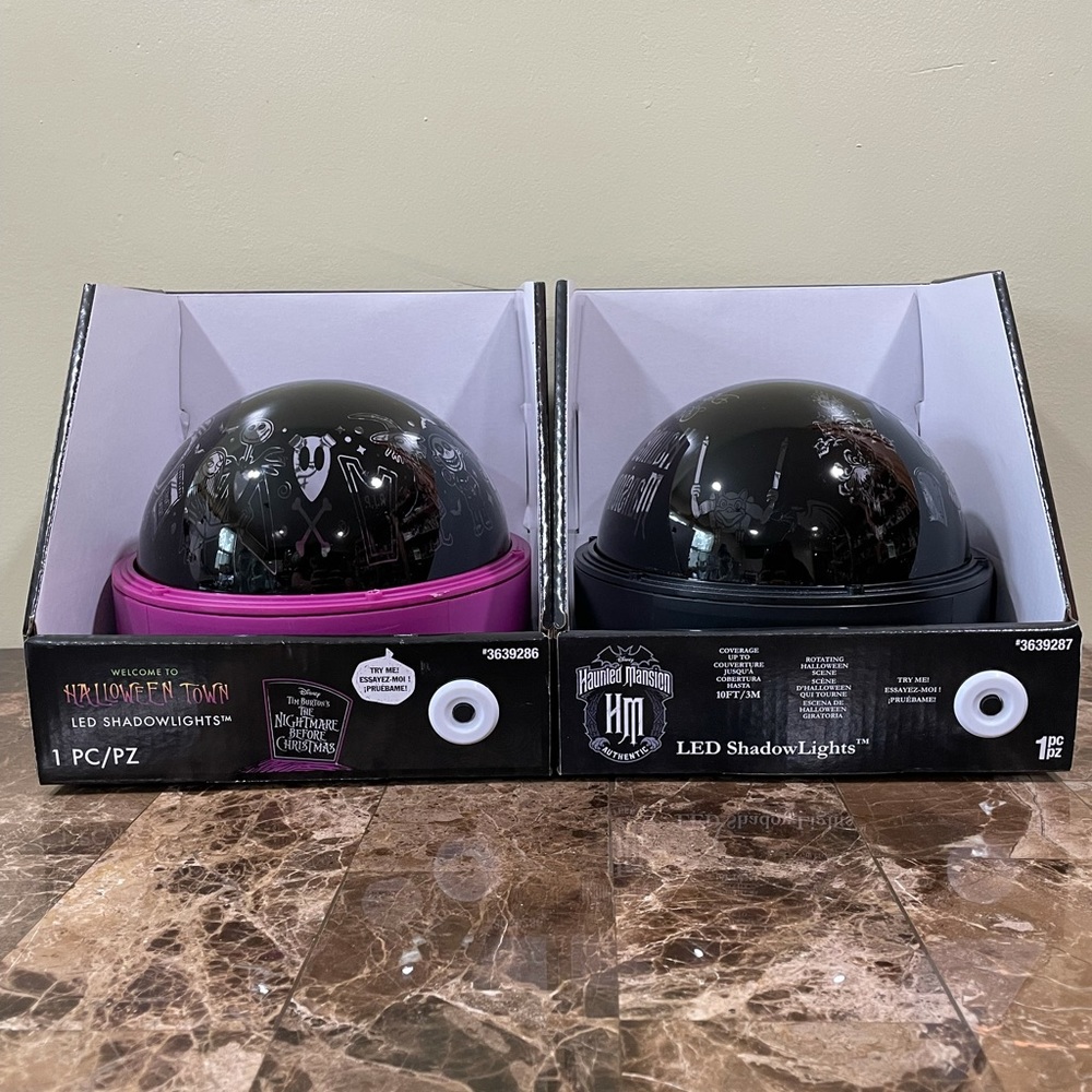 NIB Haunted Mansion & Nightmare LED Shadow Lights
